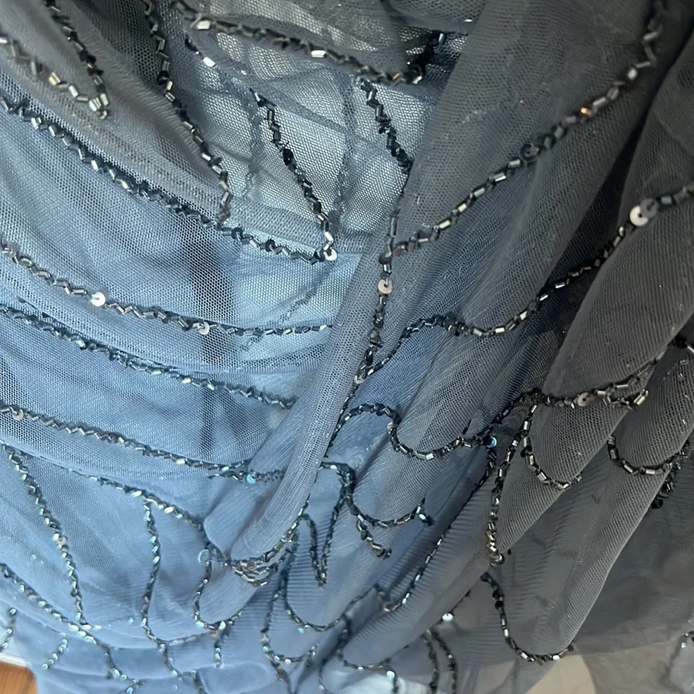 Adrianna Papell beaded gown. Size 6 . NWT